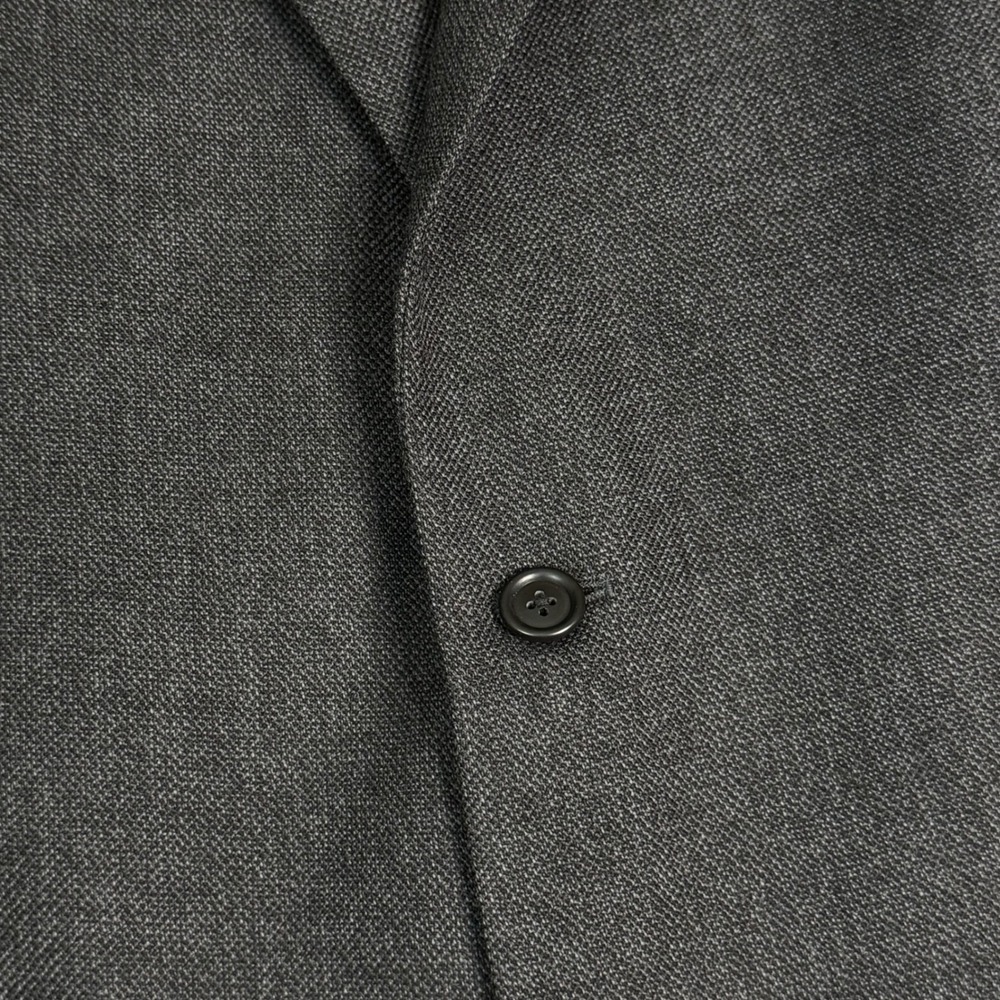 Jos A Bank Traveler's Collection Gray 100% Wool Blazer Sport Coat 46L 01110 - Picture 3 of 16